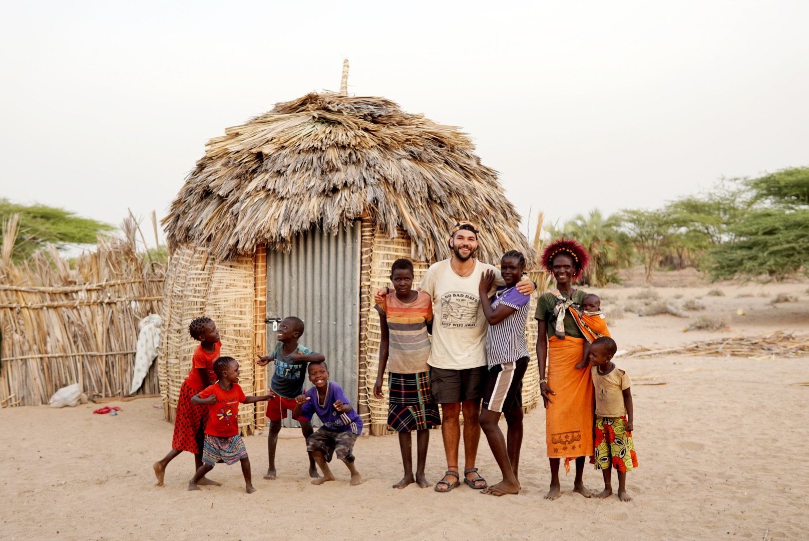 Cris con familia local